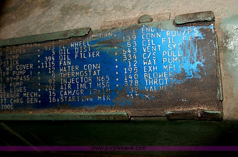 image for item I9339 1952 Oshkosh WA-703 runway snow plow vehicle