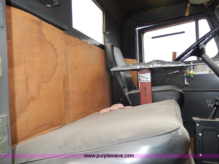 image for item I9339 1952 Oshkosh WA-703 runway snow plow vehicle