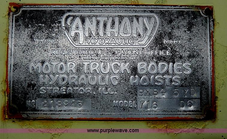 image for item I9339 1952 Oshkosh WA-703 runway snow plow vehicle