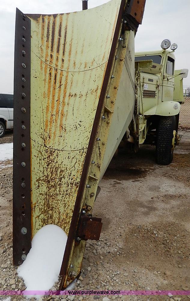 image for item I9339 1952 Oshkosh WA-703 runway snow plow vehicle