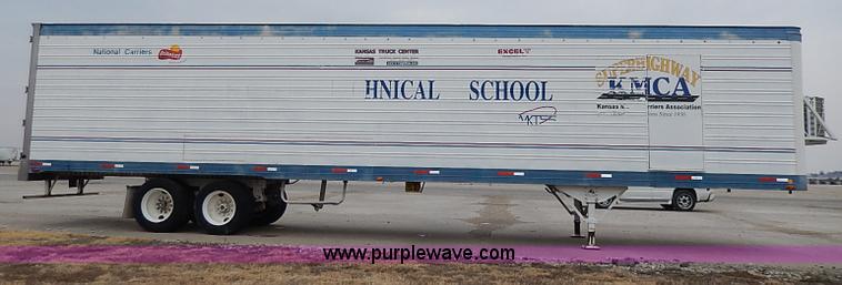 image for item I9351 1989 American 48' dry van trailer