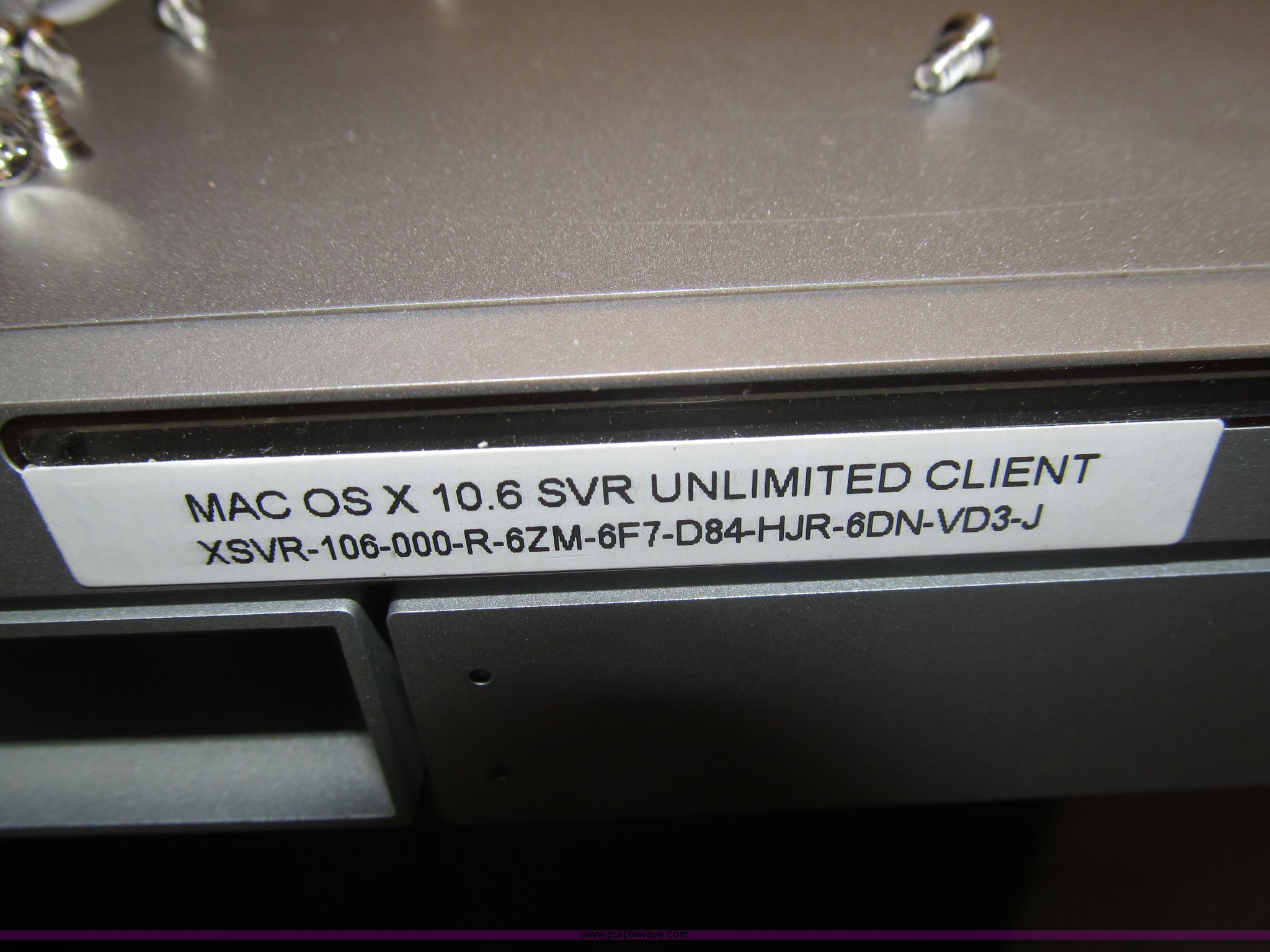 Apple XServer OSX 10.6 in Newton, KS Item AY9815 sold Purple Wave