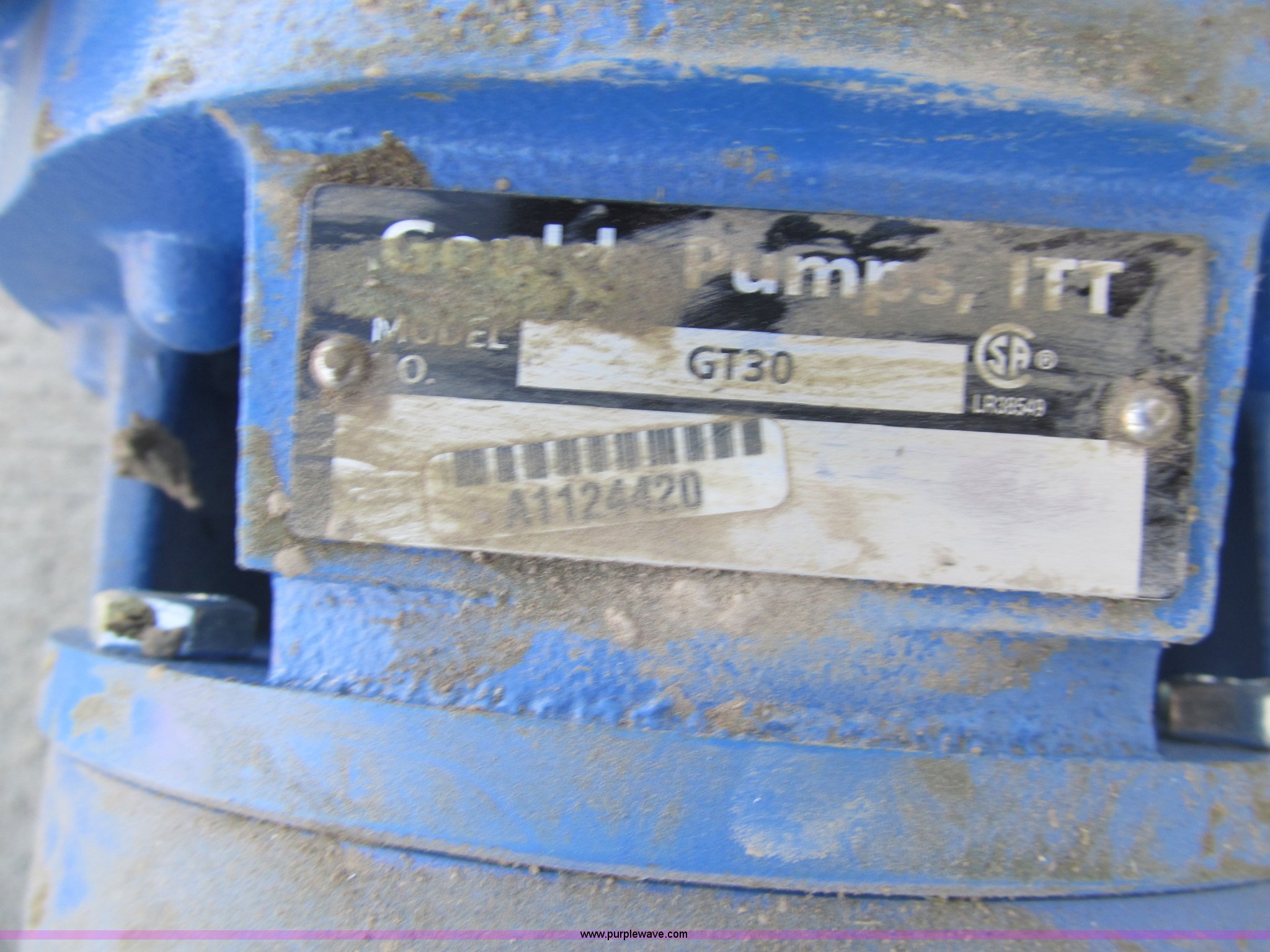 IrriGator GT30 water pump in Goodland, KS Item AY9866 sold Purple Wave