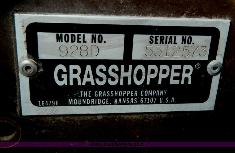 image for item AQ9979 Grasshopper 928 ZTR lawn mower