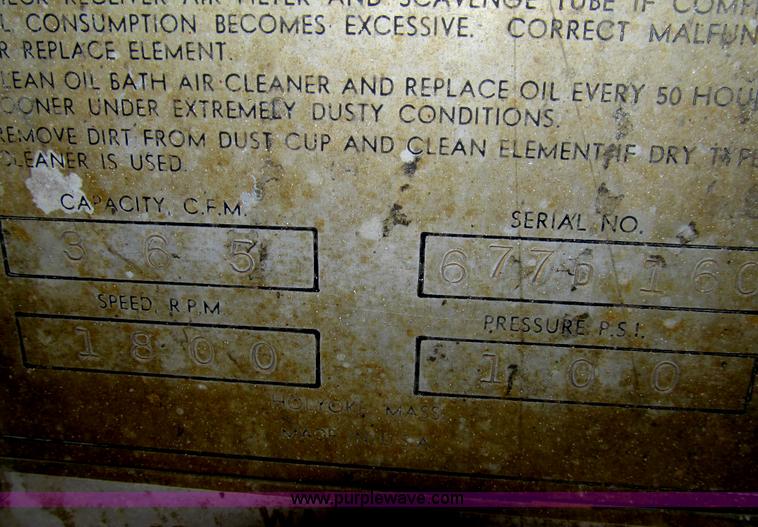 image for item AY9871 Worthington air compressor