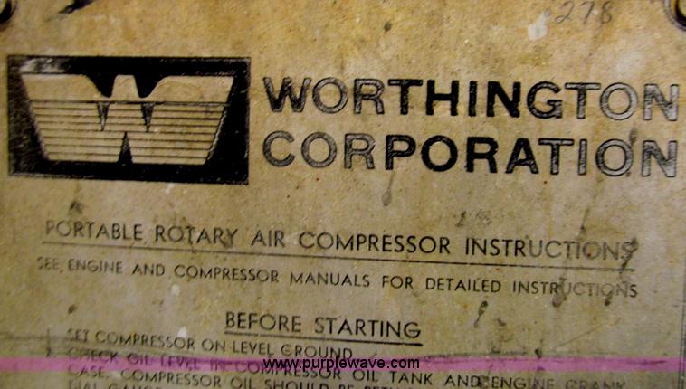 image for item AY9871 Worthington air compressor
