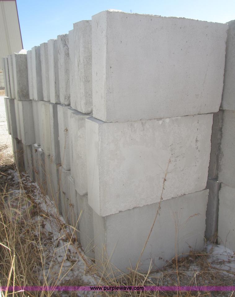 image for item C1868 (32) 3'L x 2'W x 2'H concrete bunker blocks