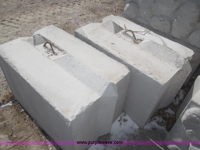 image for item C1868 (32) 3'L x 2'W x 2'H concrete bunker blocks