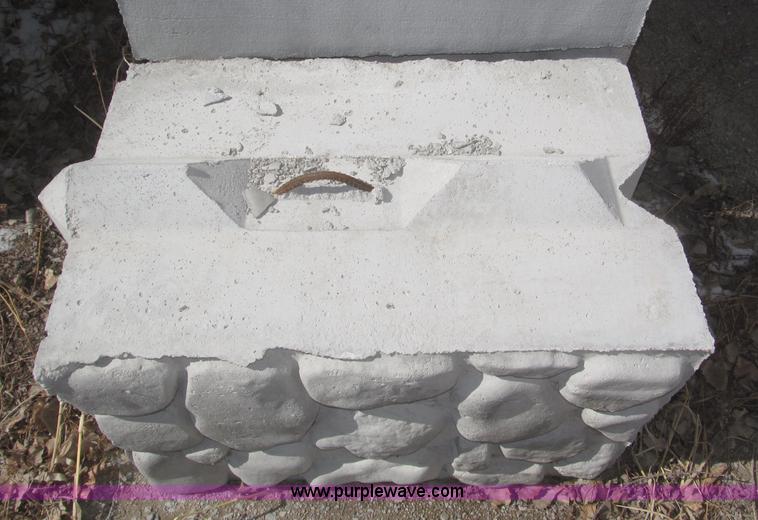 image for item C1868 (32) 3'L x 2'W x 2'H concrete bunker blocks