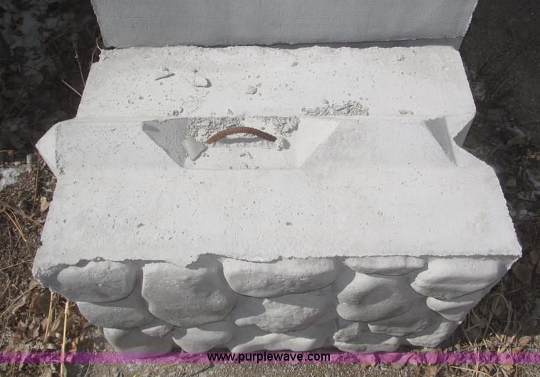 image for item C1869 (32) 3'L x 2'W x 2'H concrete bunker blocks