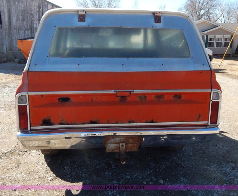 image for item I1118 1970 Chevrolet K5 Blazer SUV