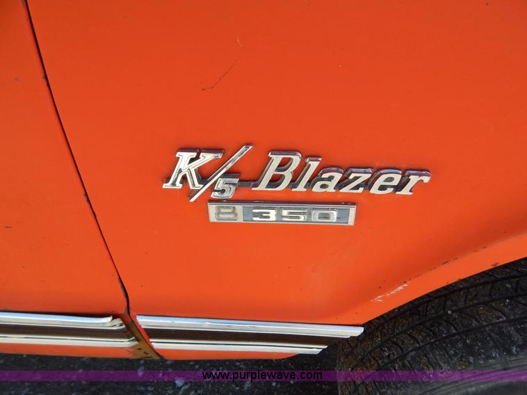 image for item I1118 1970 Chevrolet K5 Blazer SUV