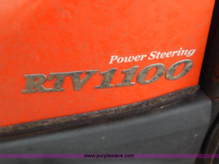 image for item I1128 Kubota RTV1100 utility vehicle