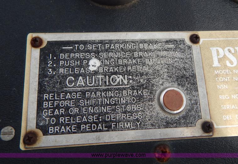 image for item I1136 1985 PSI tug cart