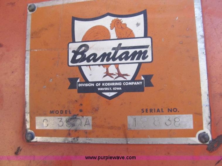 image for item I7176 Bantam C-350 drag line crane