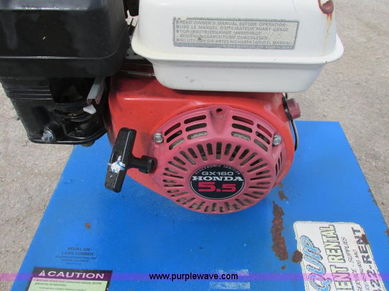 image for item Z9216 Blue Bird 520 lawn comber commercial dethatcher/power rake