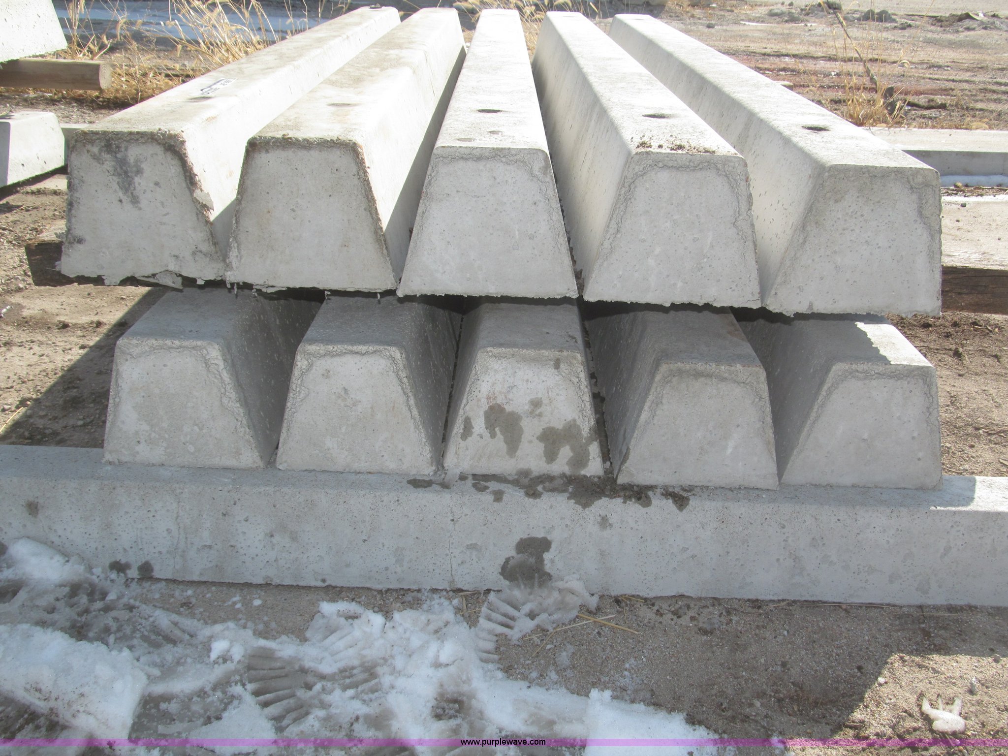 (10) parking lot concrete bumper blocks in Beatrice, NE Item AE9351