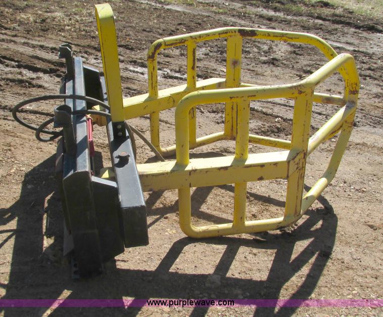 image for item AC9937 Wrapped bale grapple skid steer attachment