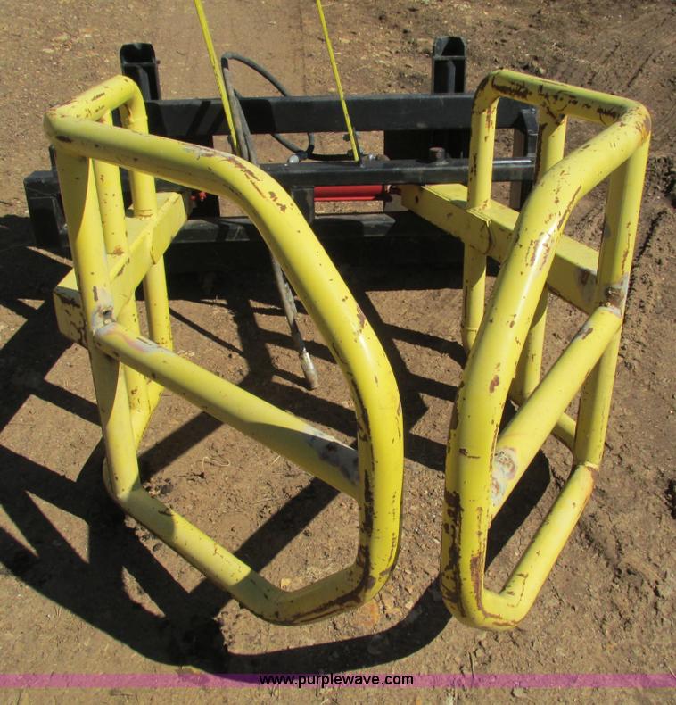 image for item AC9937 Wrapped bale grapple skid steer attachment