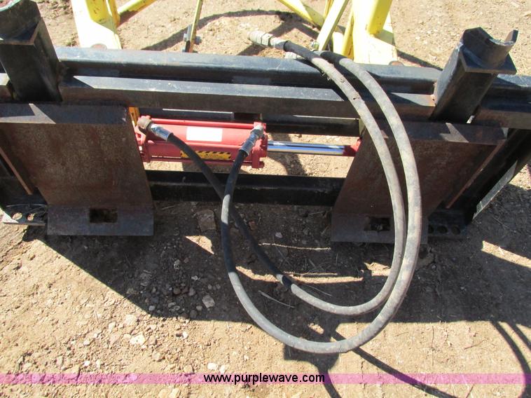 image for item AC9937 Wrapped bale grapple skid steer attachment