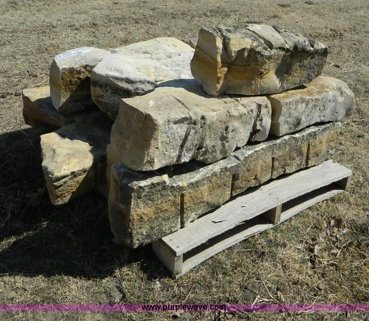 image for item AD9862 Assorted limestone fence posts