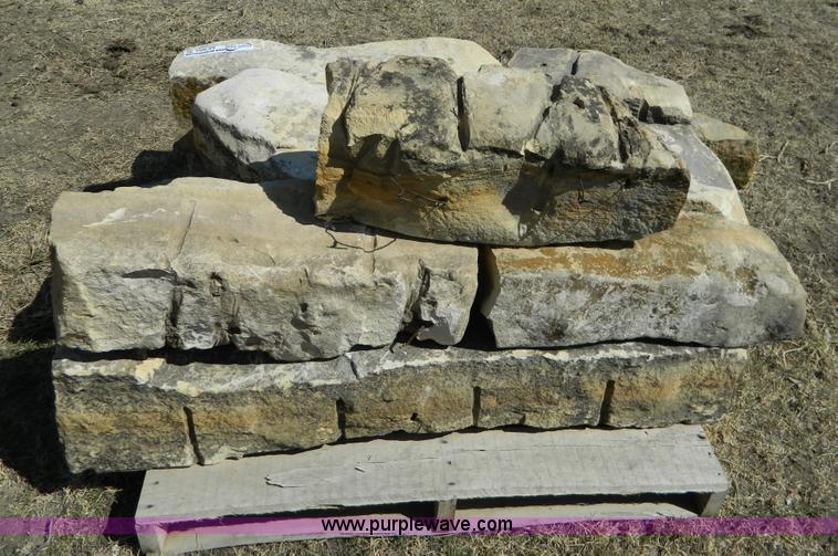 image for item AD9862 Assorted limestone fence posts