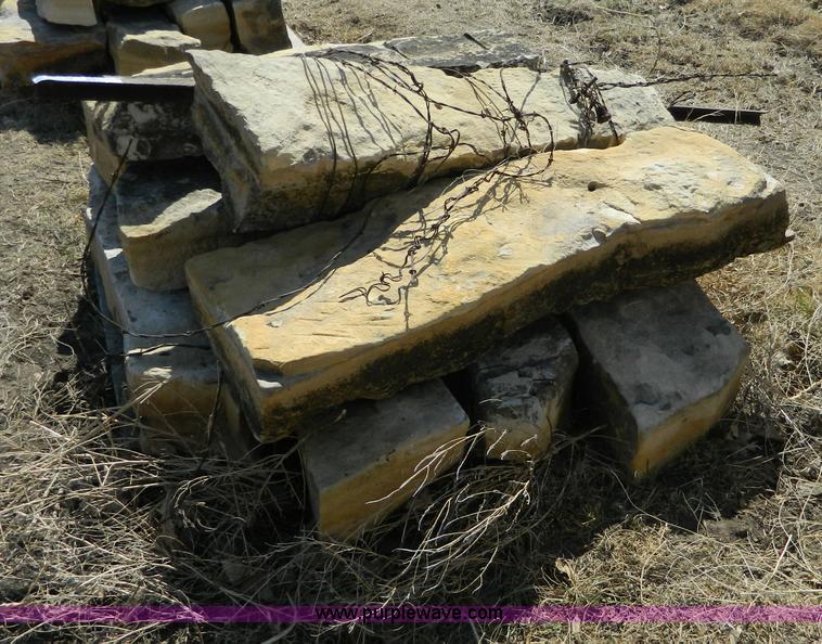 image for item AD9863 Assorted limestone fence posts