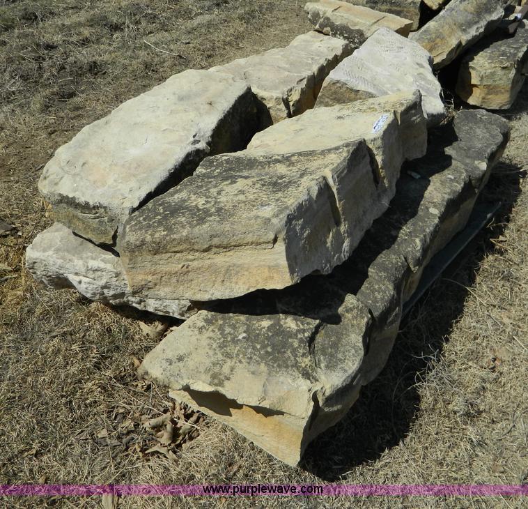 image for item AD9865 Assorted limestone fence posts