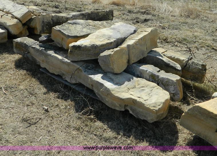image for item AD9867 Assorted limestone fence posts
