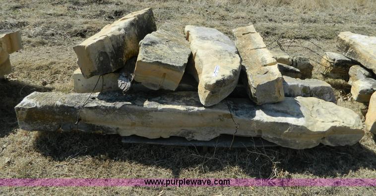 image for item AD9867 Assorted limestone fence posts