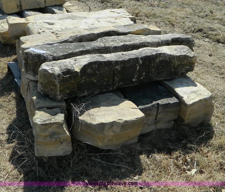 image for item AD9868 Assorted limestone fence posts