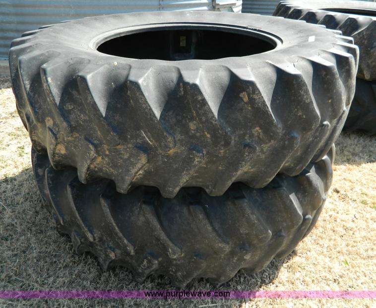 image for item AD9874 (2) Firestone 20.8R38 tractor tires