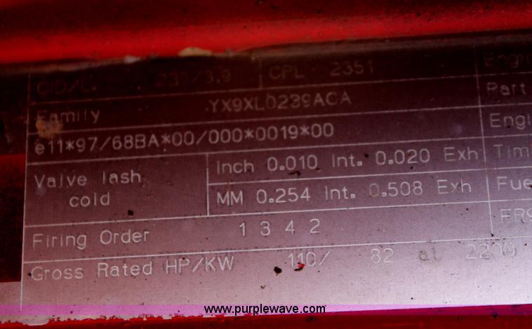 image for item AO9483 2000 Case IH 4391TA power unit with Berkeley pump