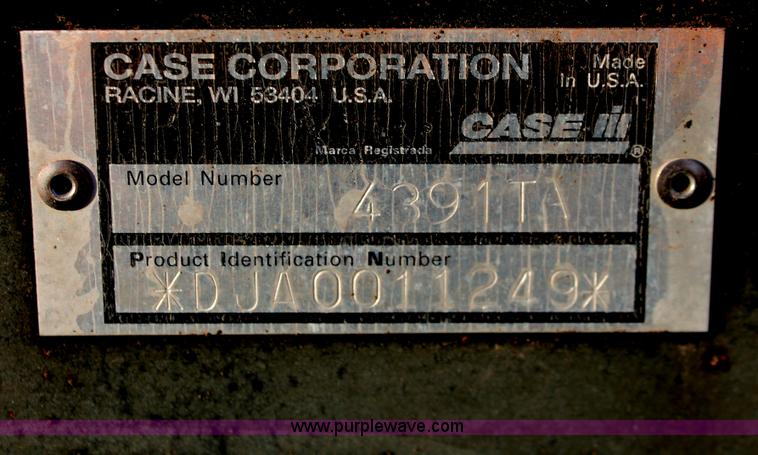 image for item AO9483 2000 Case IH 4391TA power unit with Berkeley pump