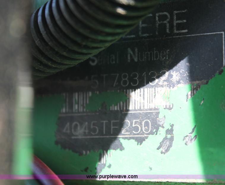 image for item AO9489 1998 John Deere 4045TF250 4.5L four cylinder diesel engine