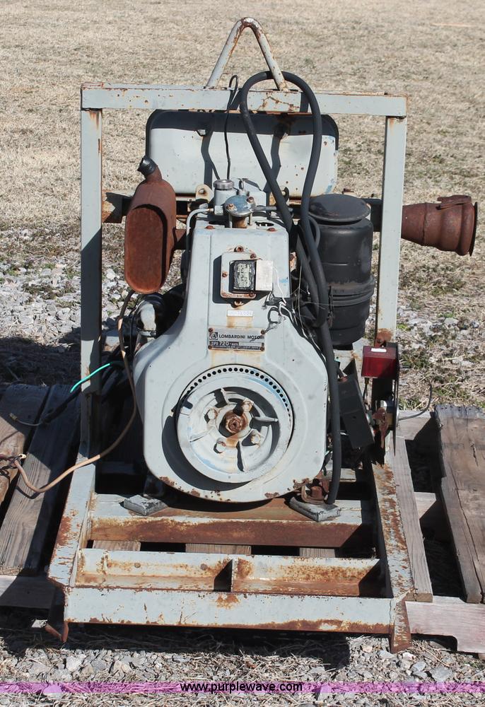 image for item AO9490 Lombardini 720 motor with Berkeley centrifugal pump