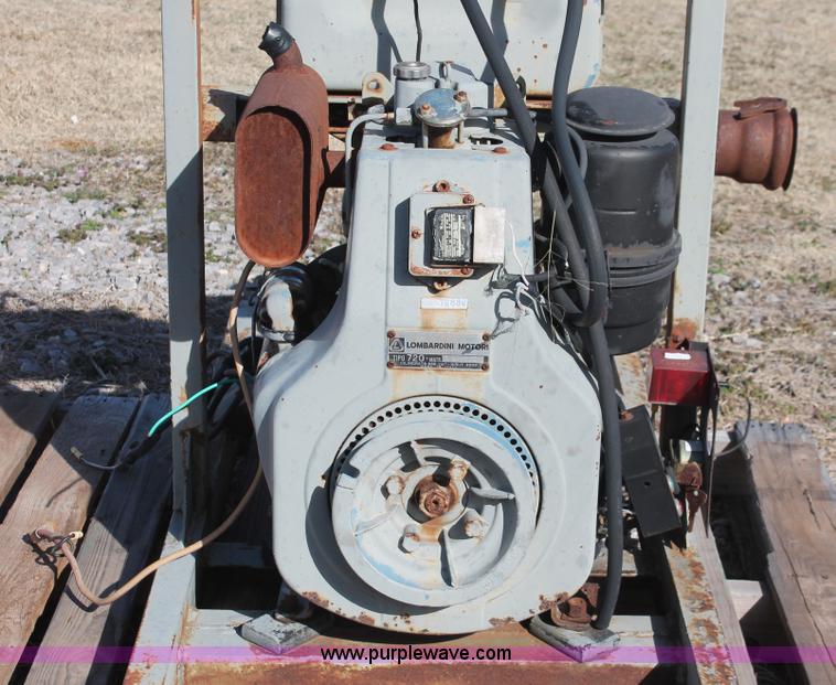 image for item AO9490 Lombardini 720 motor with Berkeley centrifugal pump