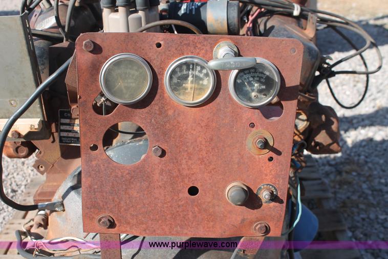 image for item AO9493 Chrysler LH318 eight cylinder industrial natural gas engine