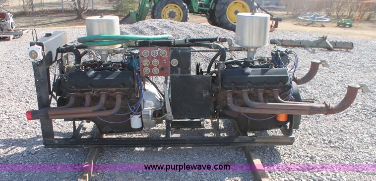 image for item AO9496 (2) Chevrolet 454 big block eight cylinder natural gas engines