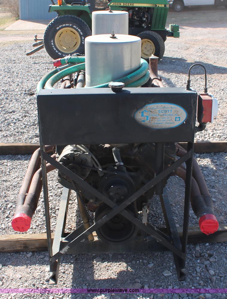 image for item AO9496 (2) Chevrolet 454 big block eight cylinder natural gas engines