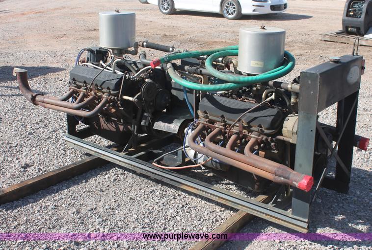 image for item AO9496 (2) Chevrolet 454 big block eight cylinder natural gas engines