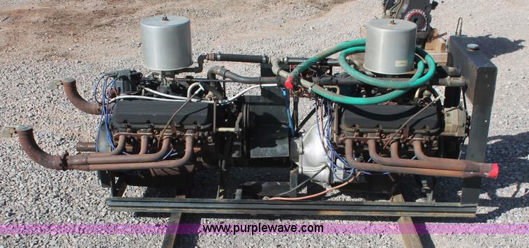 image for item AO9496 (2) Chevrolet 454 big block eight cylinder natural gas engines