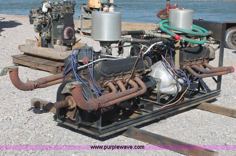 image for item AO9496 (2) Chevrolet 454 big block eight cylinder natural gas engines