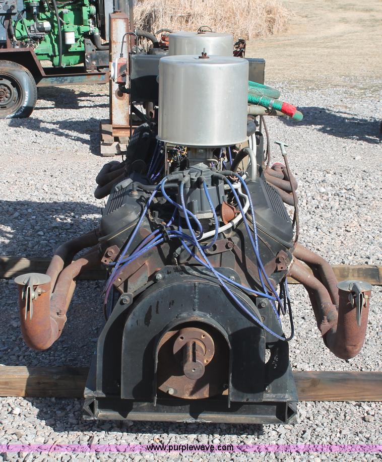 image for item AO9496 (2) Chevrolet 454 big block eight cylinder natural gas engines