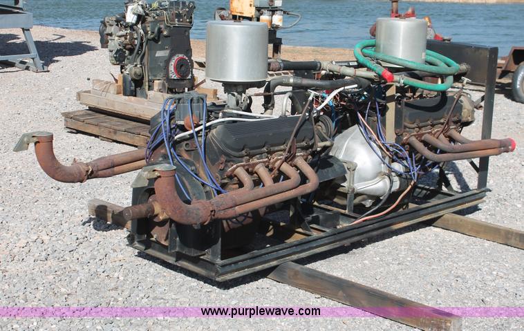 image for item AO9496 (2) Chevrolet 454 big block eight cylinder natural gas engines