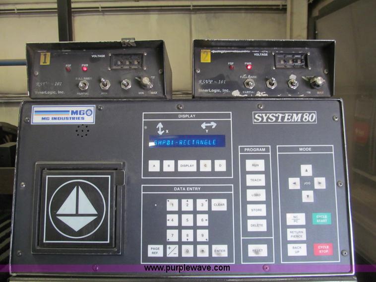 image for item AQ9922 1993 MG plasma cutting system