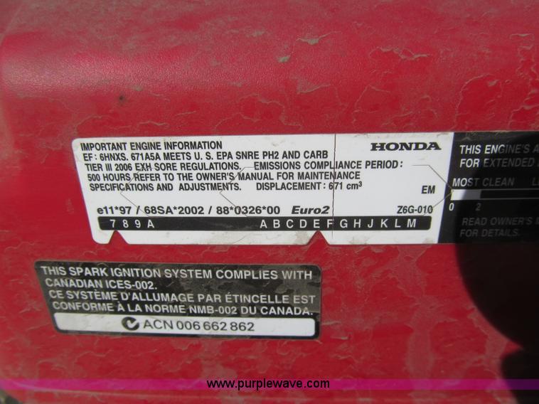 image for item AQ9930 Honda 24 HP gas engine