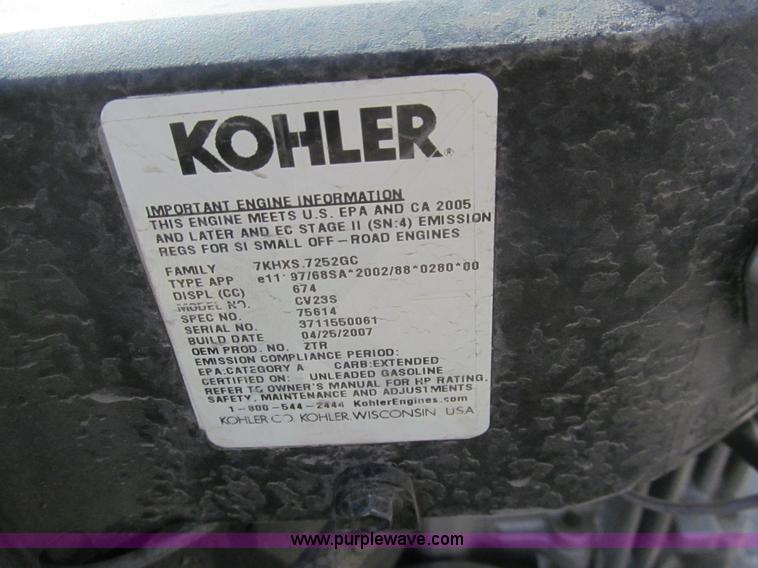 image for item AQ9932 Kohler 23 HP gas engine