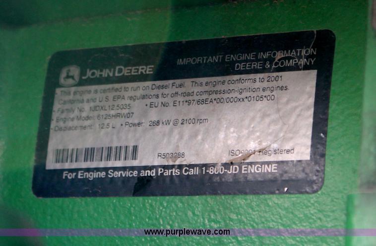 image for item C3772 2001 John Deere 9300 4WD tractor