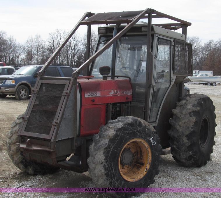 image for item G2315 1993 Massey-Ferguson 393 MFWD tractor